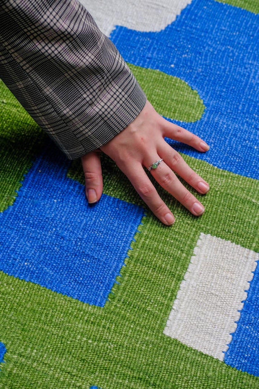 "OLASILIK", Şeyda Aydın, El dokuması kilim