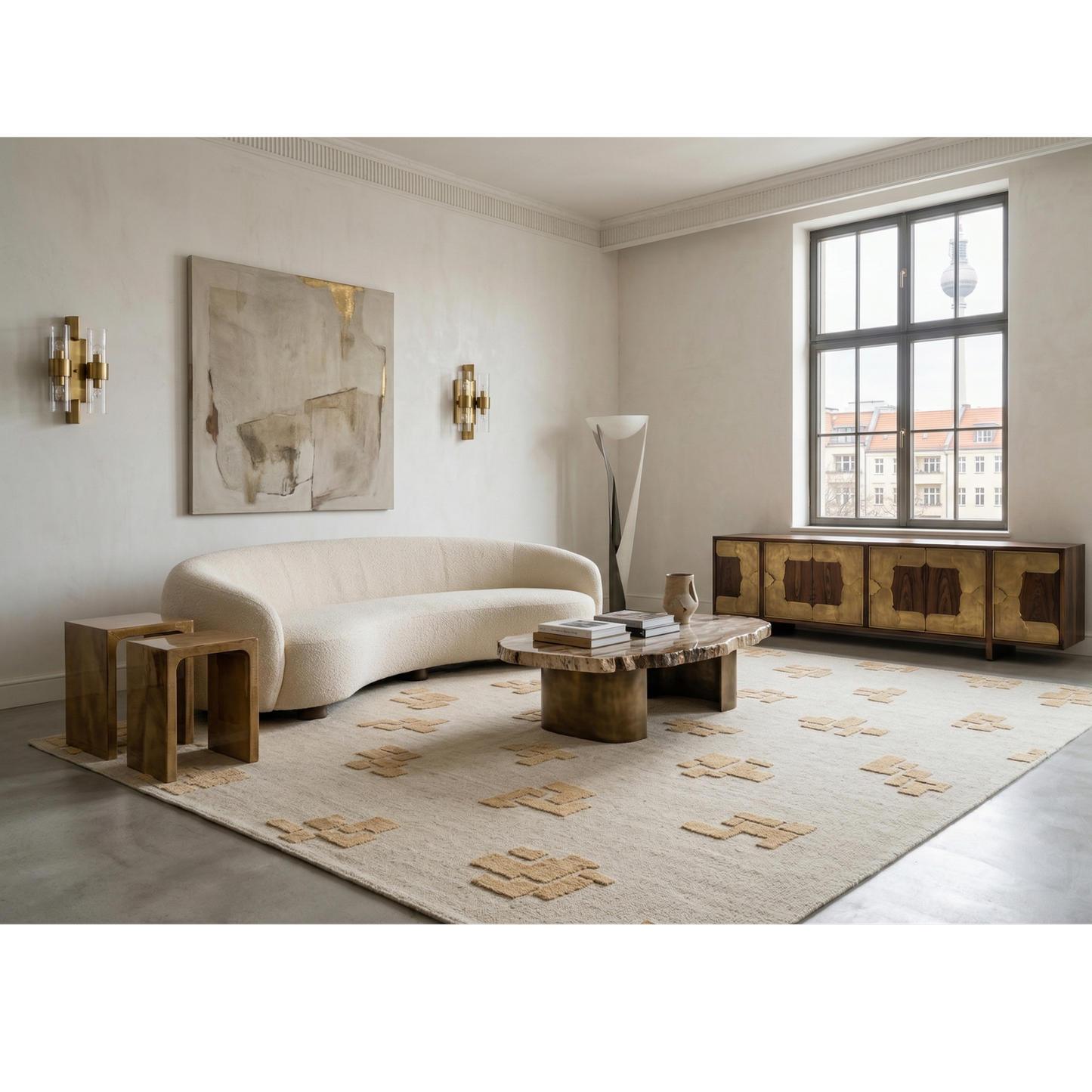 "BU ARALAR", Bilge Kalfa, El dokuması kilim