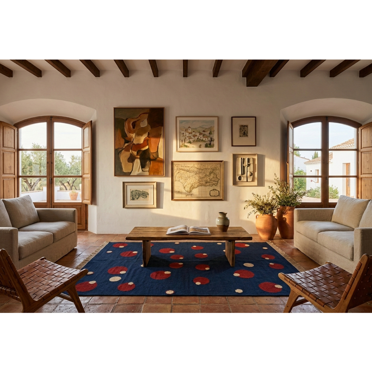 "LOVERS" Bilge Kalfa, El dokuması kilim