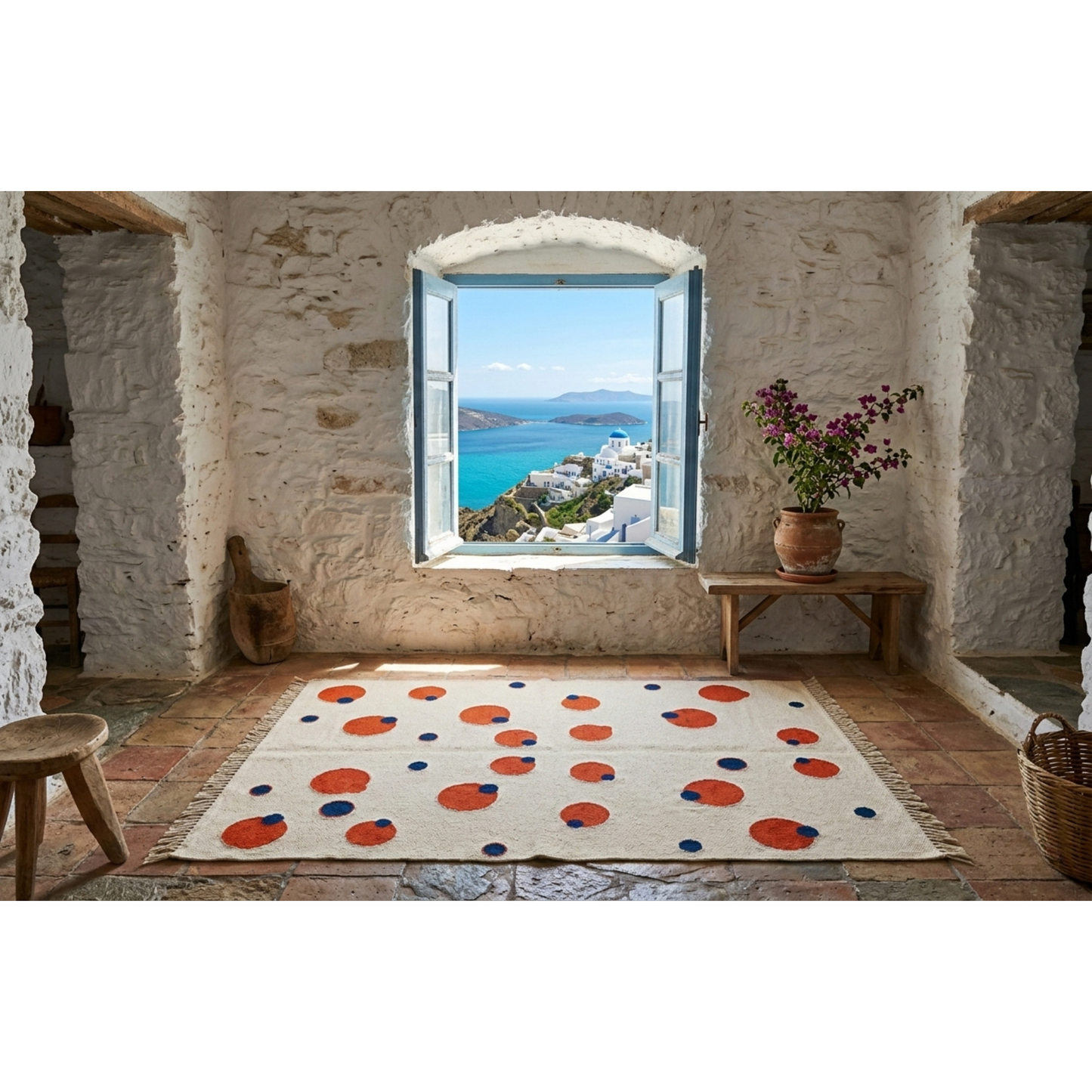 "LOVERS" Bilge Kalfa, El dokuması kilim