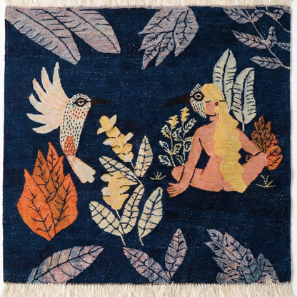 "RUH HAYVANI", Joanna Winograd, El dokuması kilim